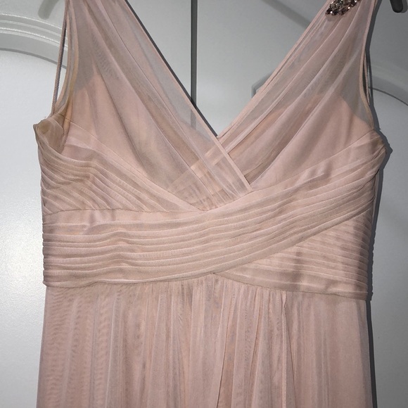 Adrianna Papell Pale Pink Bridesmaids Dress - Picture 3 of 8